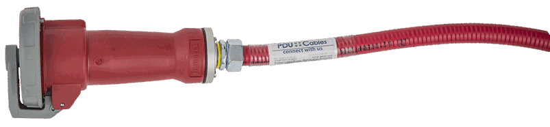 PDU cable pin and sleeve connector